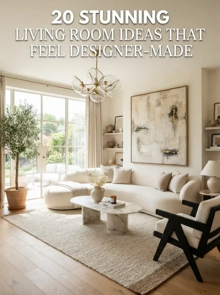20 Stunning Living Room Ideas That Feel Designer-Made