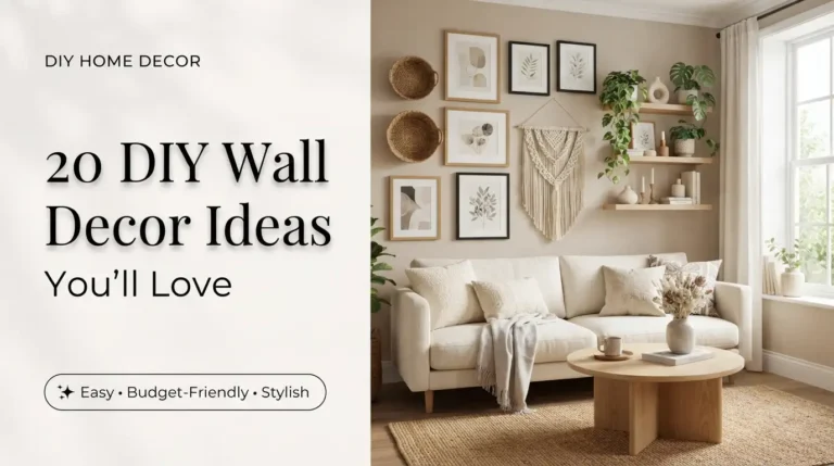 20 DIY Wall Decor Ideas You’ll Love