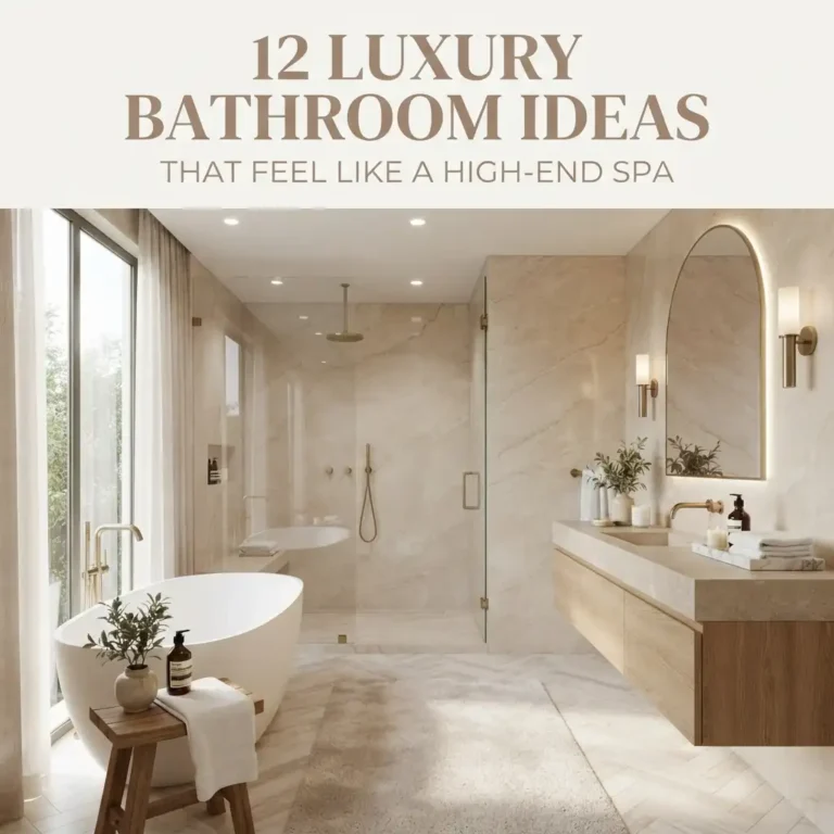 12 Luxury Bathroom Ideas That Feel Like a High-End Spa