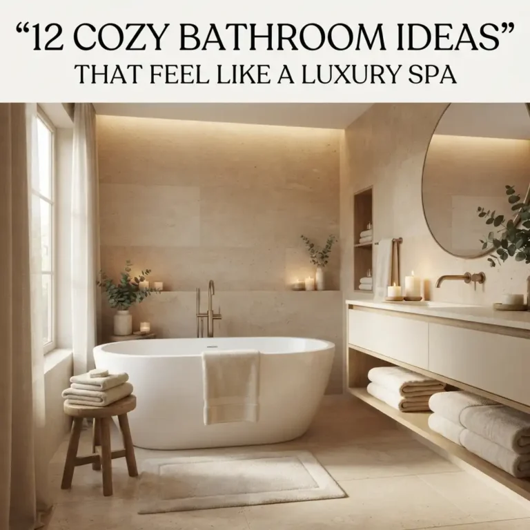 12 Cozy Bathroom Ideas That Feel Like a Luxury Spa