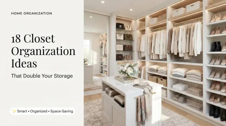 18 Closet Organization Ideas That Double Your Storage