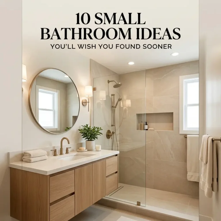10 Small Bathroom Ideas You’ll Wish You Found Sooner