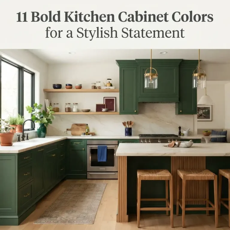 11 Bold Kitchen Cabinet Colors for a Stylish Statement