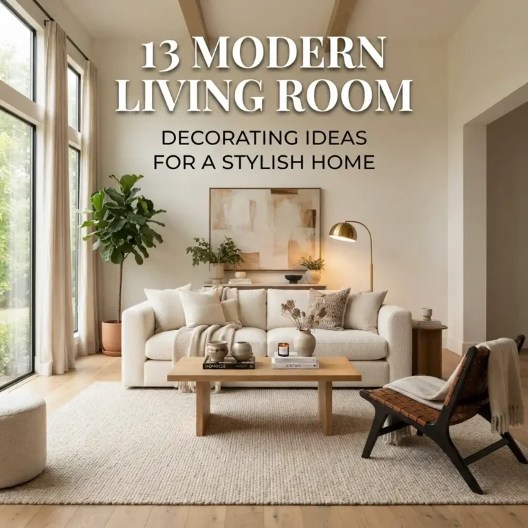 13 Modern Living Room Decorating Ideas for a Stylish Home