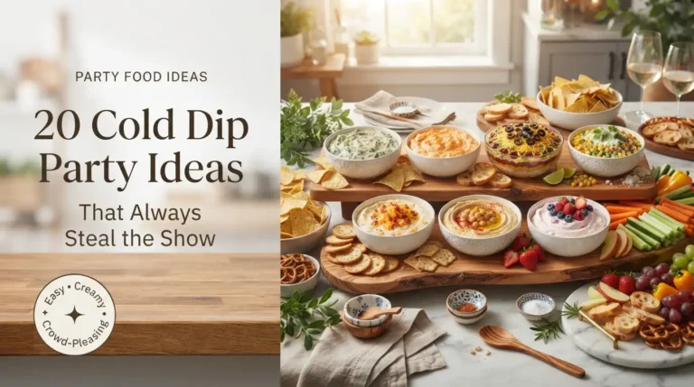 20 Cold Dip Party Ideas That Always Steal the Show
