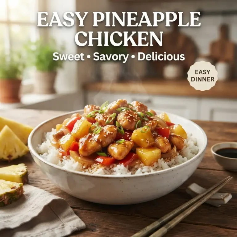 Easy Pineapple Chicken Recipe That’s Sweet, Savory & Delicious