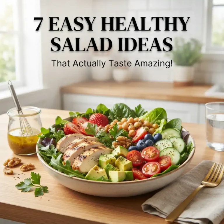 7 Easy Healthy Salad Ideas That Actually Taste Amazing