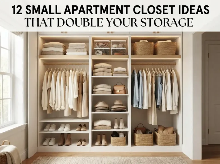 12 Small Apartment Closet Ideas That Double Your Storage