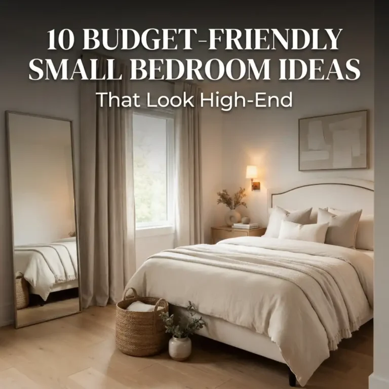 10 Budget-Friendly Small Bedroom Ideas That Look High-End