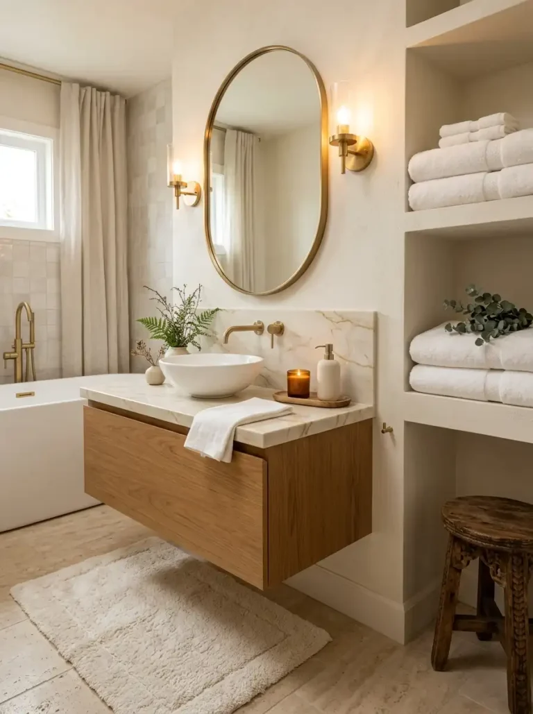 10 Small Bathroom Makeovers That Look Like a Luxury Spa