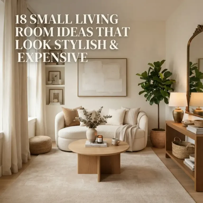 18 Small Living Room Ideas That Look Stylish & Expensive