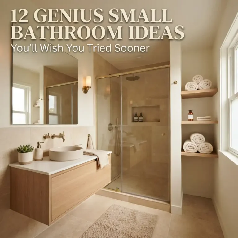 12 Genius Small Bathroom Ideas You’ll Wish You Tried Sooner