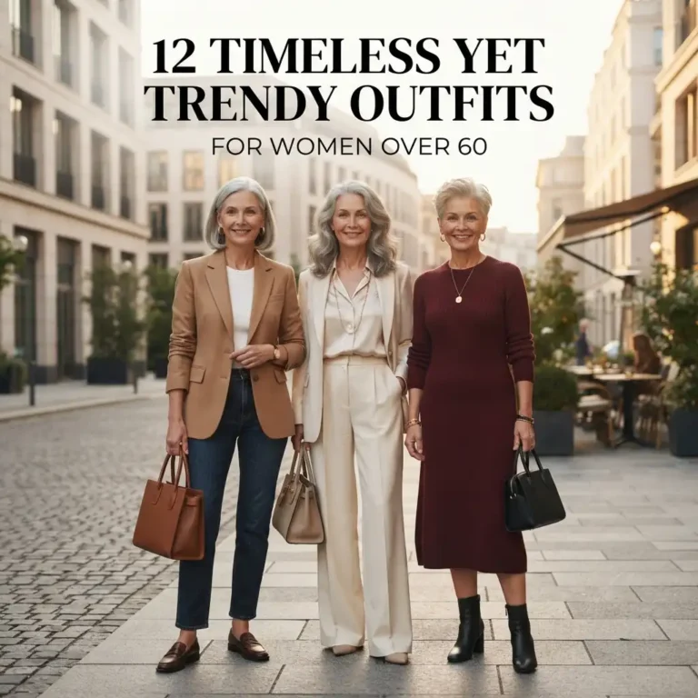 12 Timeless Yet Trendy Outfits for Women Over 60