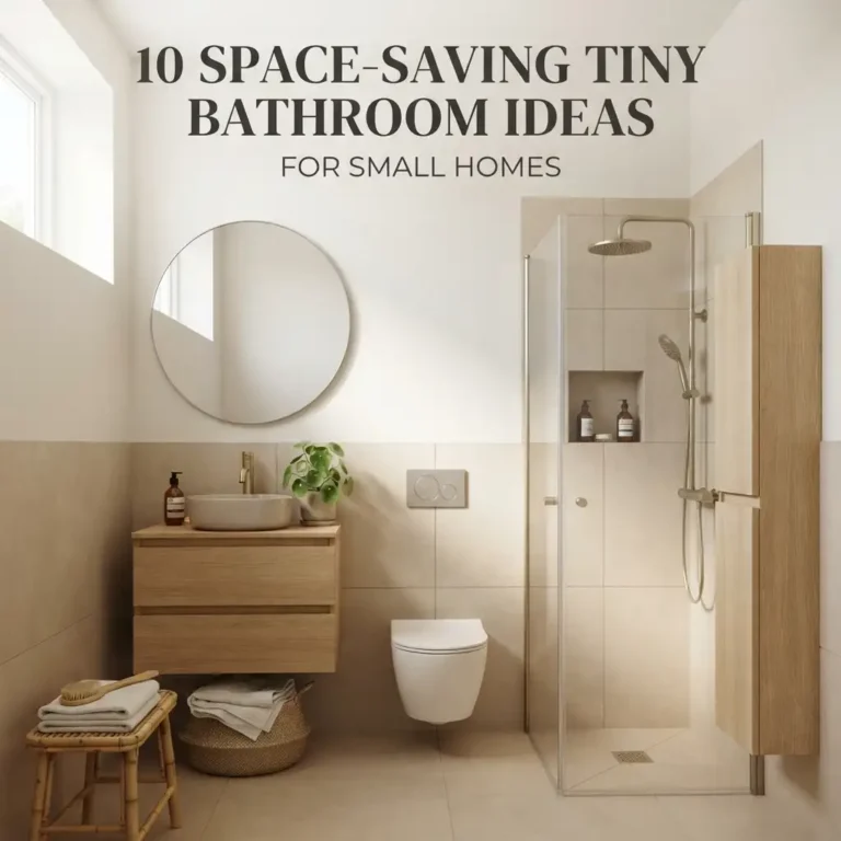 10 Space-Saving Tiny Bathroom Ideas for Small Homes