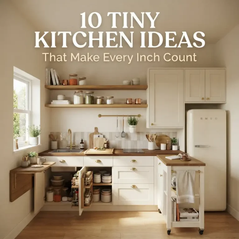 10 Tiny Kitchen Ideas That Make Every Inch Count