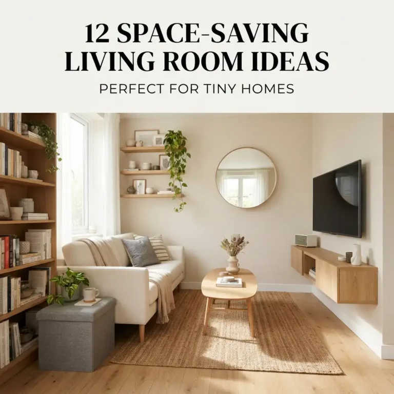 12 Space-Saving Living Room Ideas Perfect for Tiny Homes