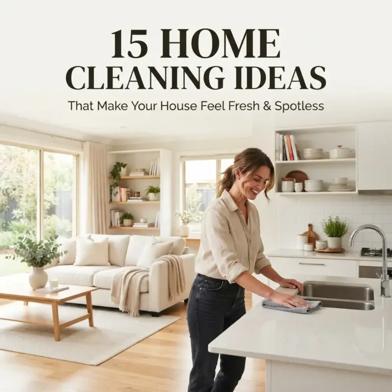 15 Home Cleaning Ideas That Make Your House Feel Fresh & Spotless
