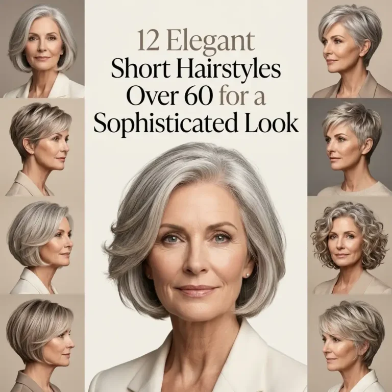 12 Elegant Short Hairstyles Over 60 for a Sophisticated Look