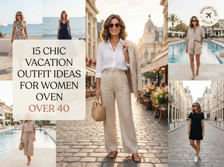 15 Chic Vacation Outfit Ideas for Women Over 40