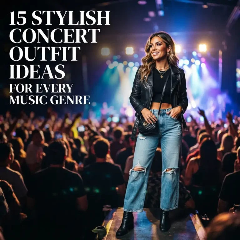15 Stylish Concert Outfit Ideas for Every Music Genre