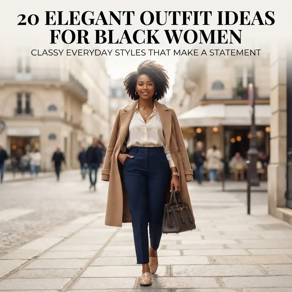 20 Elegant Outfit Ideas for Black Women That Make a Statement