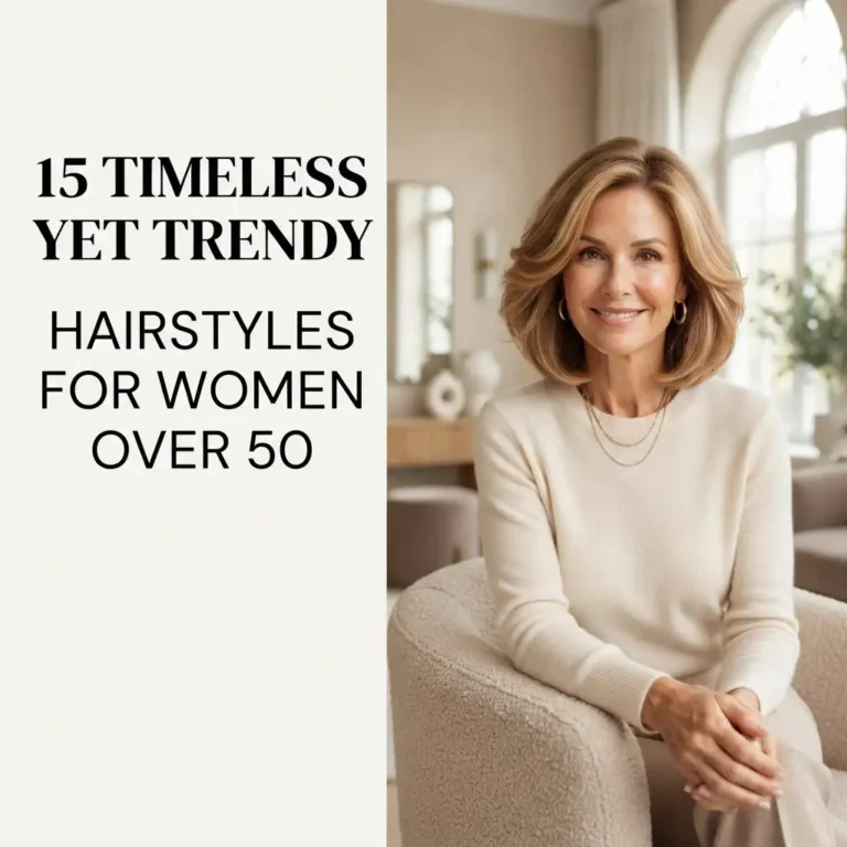 15 Timeless Yet Trendy Hairstyles for Women Over 50