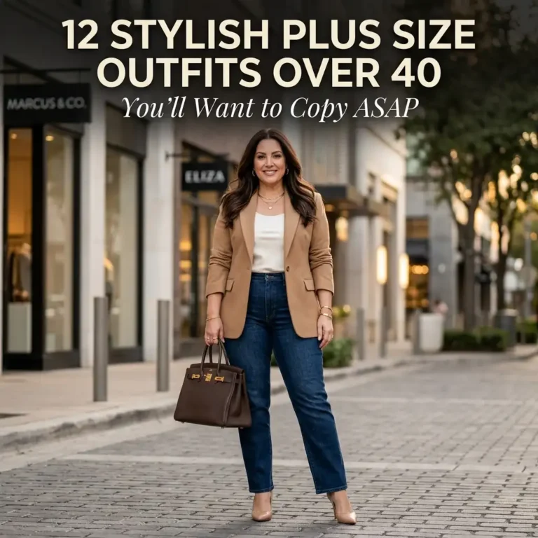 12 Stylish Plus Size Outfits Over 40 You’ll Want to Copy ASAP