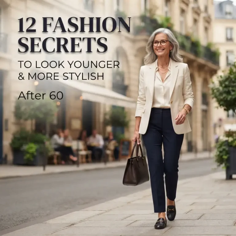 12 Fashion Secrets to Look Younger & More Stylish After 60