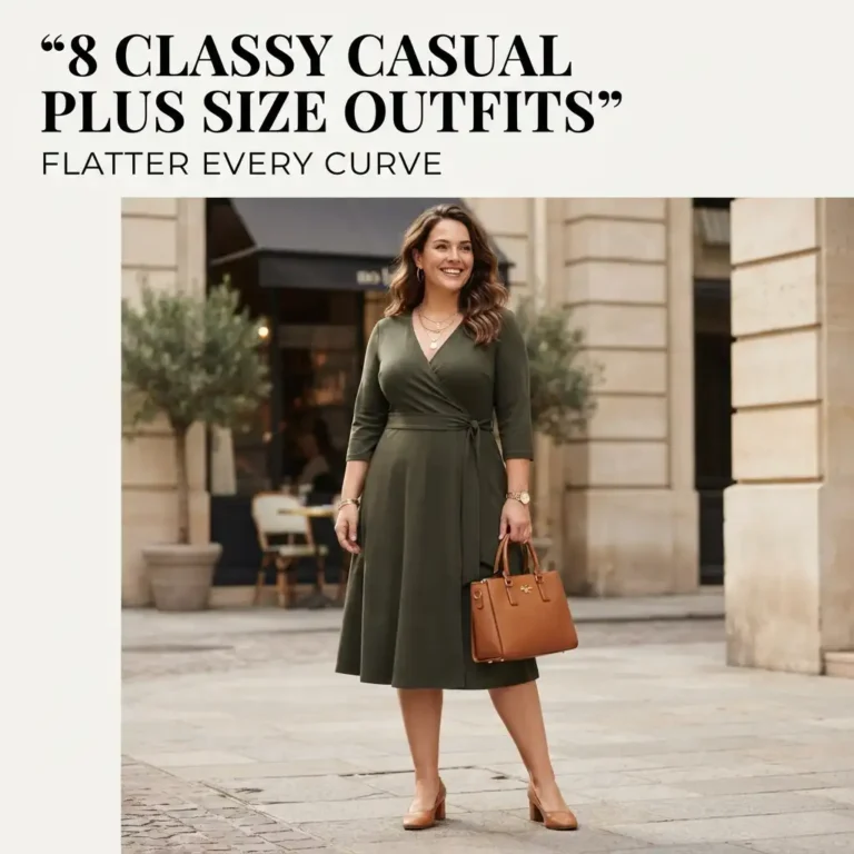 8 Classy Casual Plus Size Outfits That Flatter Every Curve