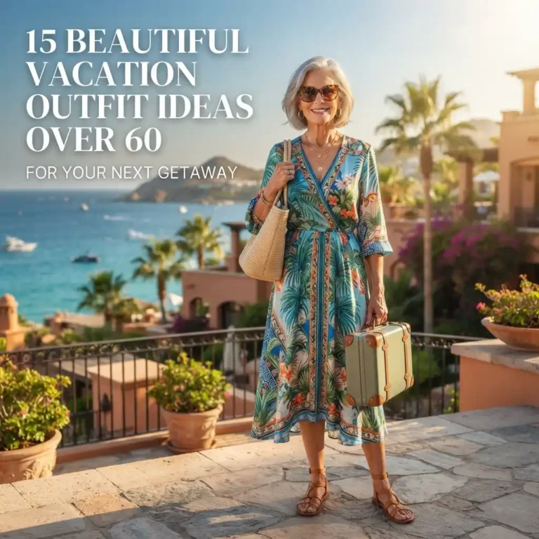 15 Beautiful Vacation Outfit Ideas Over 60 for Your Next Getaway