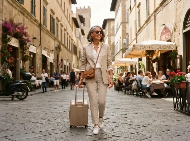 20 Travel Outfit Ideas for Women Over 50 That Turn Heads