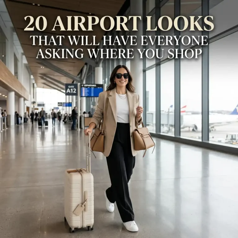 20 Airport Looks That Will Have Everyone Asking Where You Shop