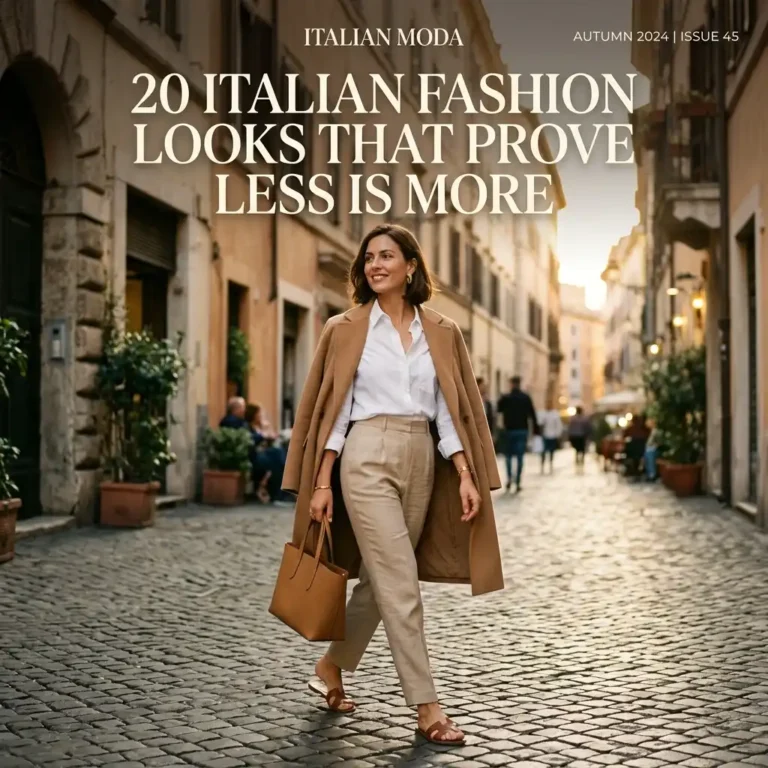 20 Italian Fashion Looks That Prove Less Is More