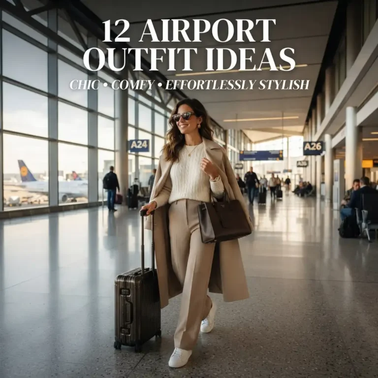 12 Airport Outfit Ideas That Look Chic, Comfy & Effortlessly Stylish