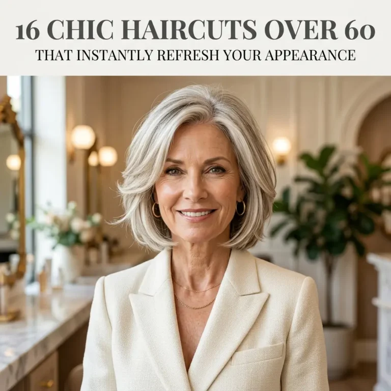 16 Chic Haircuts Over 60 That Instantly Refresh Your Appearance