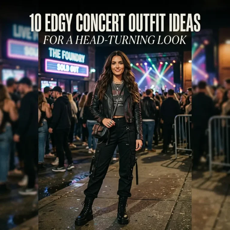 10 Edgy Concert Outfit Ideas for a Head-Turning Look