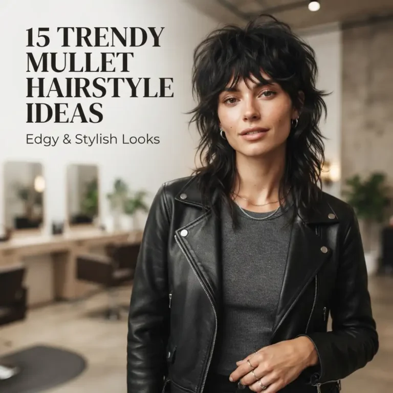 15 Trendy Mullet Hairstyle Ideas That Look Edgy & Stylish