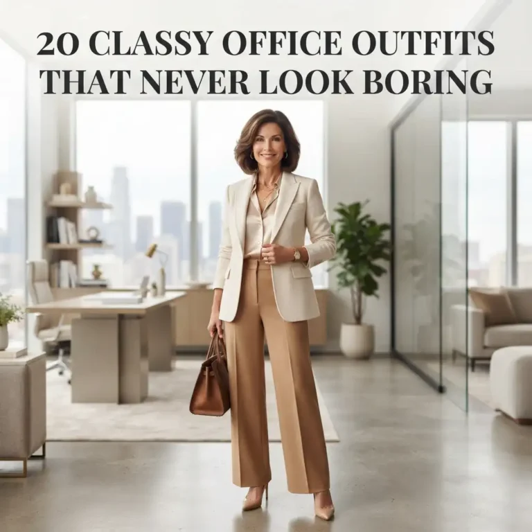 20 Classy Office Outfits That Never Look Boring