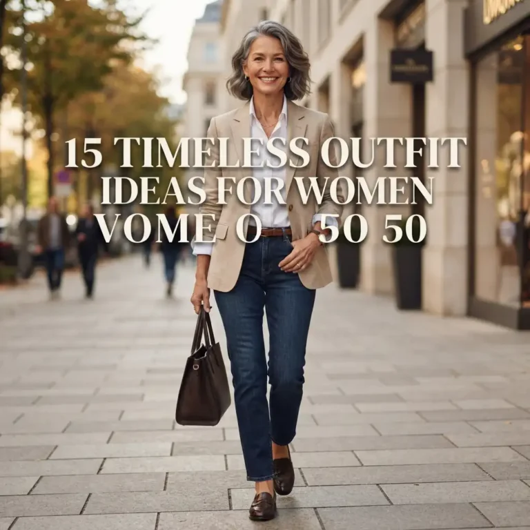 15 Timeless Outfit Ideas for Women Over 50 You’ll Wear on Repeat