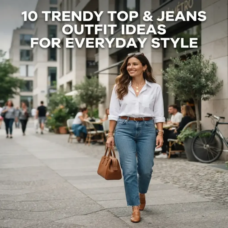 10 Trendy Top & Jeans Outfit Ideas for Everyday Style