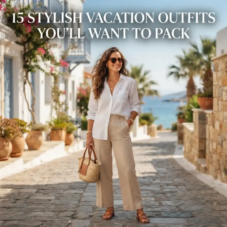 15 Stylish Vacation Outfits You’ll Want to Pack