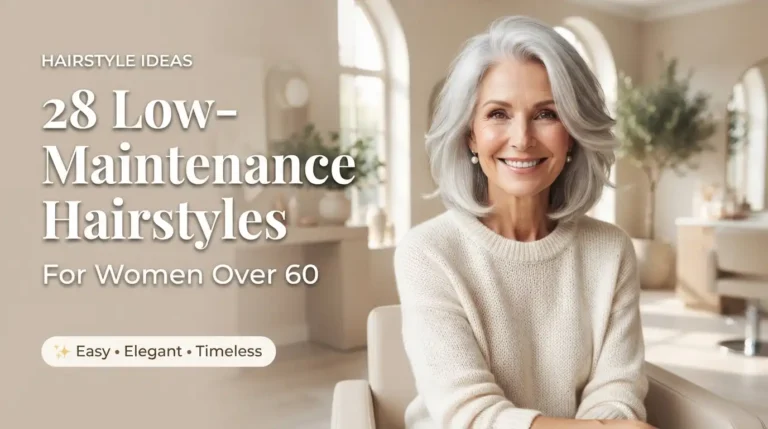 28 Low-Maintenance Hairstyles for Women Over 60