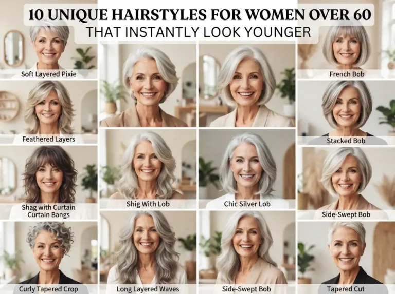 10 Unique Hairstyles for Women Over 60 That Instantly Look Younger