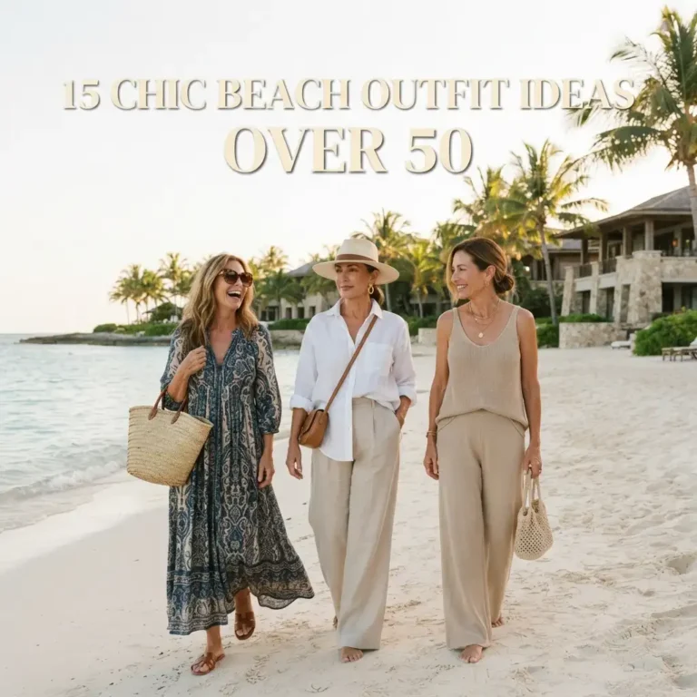 15 Chic Beach Outfit Ideas Over 50 for Your Next Vacation