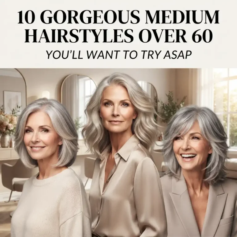 10 Gorgeous Medium Hairstyles Over 60 You’ll Want to Try ASAP