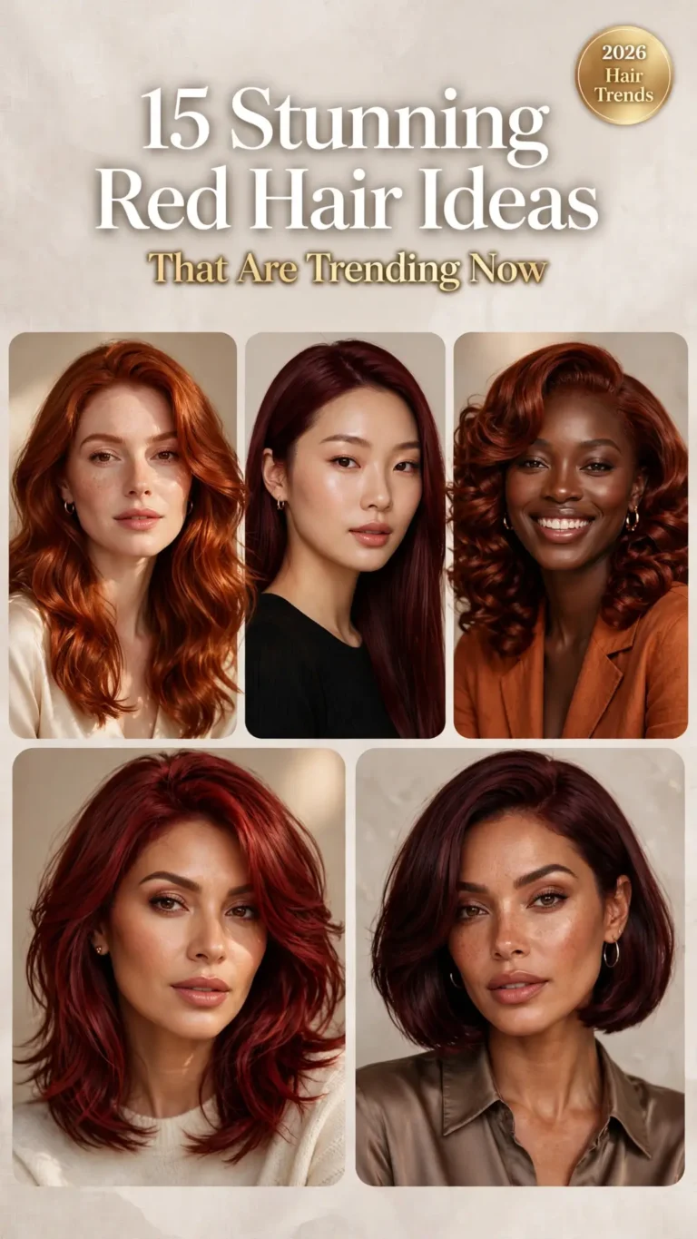15 Stunning Red Hair Ideas That Are Trending Now