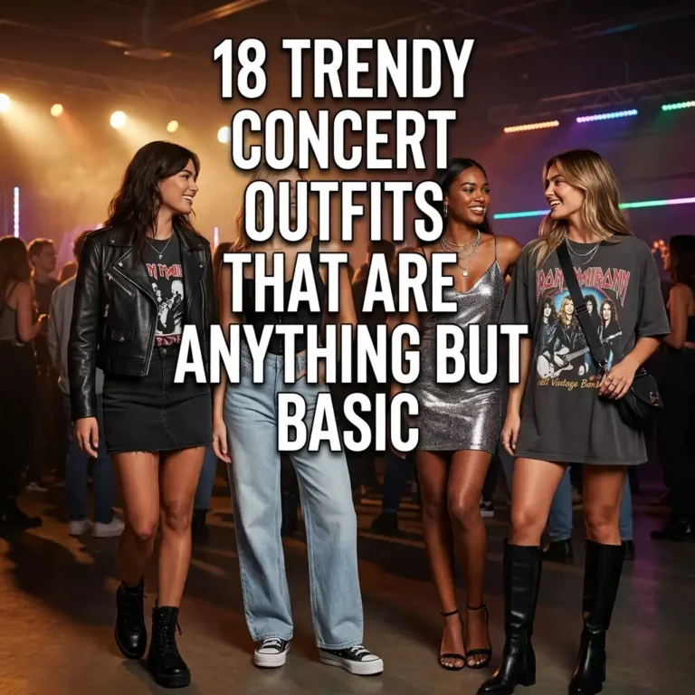 18 Trendy Concert Outfits That Are Anything But Basic