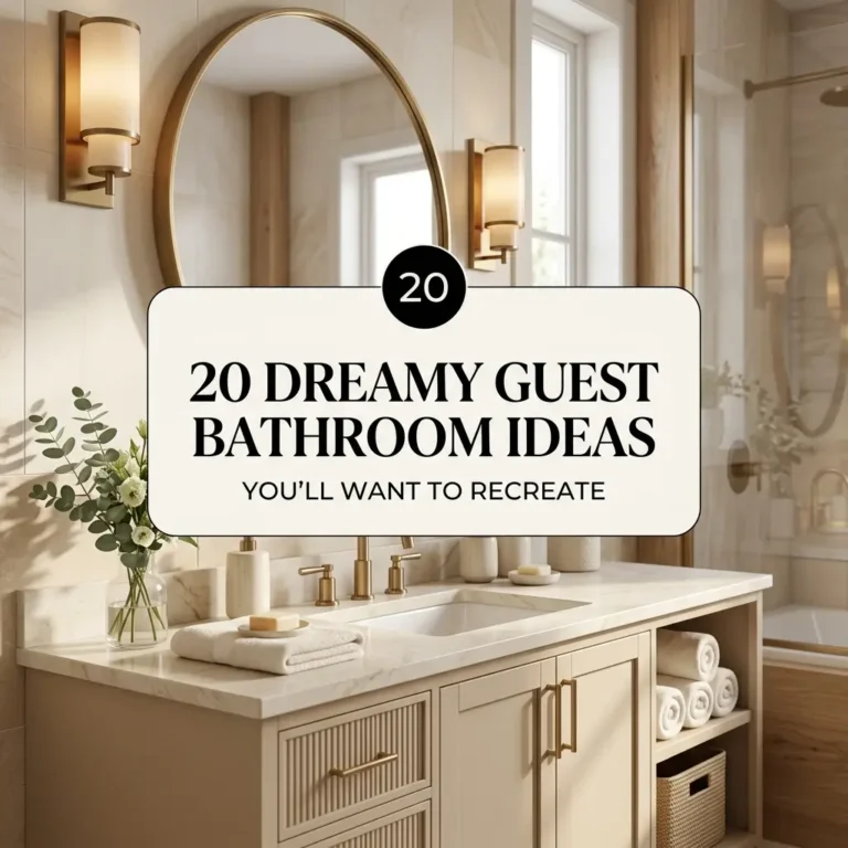 20 Dreamy Guest Bathroom Ideas You’ll Want to Recreate