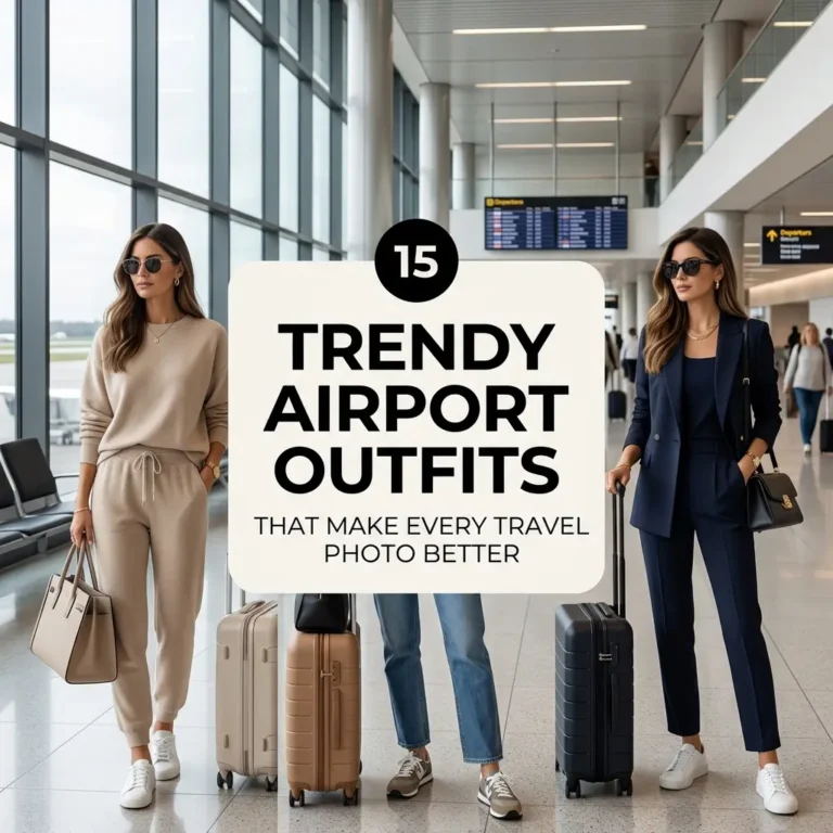 15 Trendy Airport Outfits That Make Every Travel Photo Better