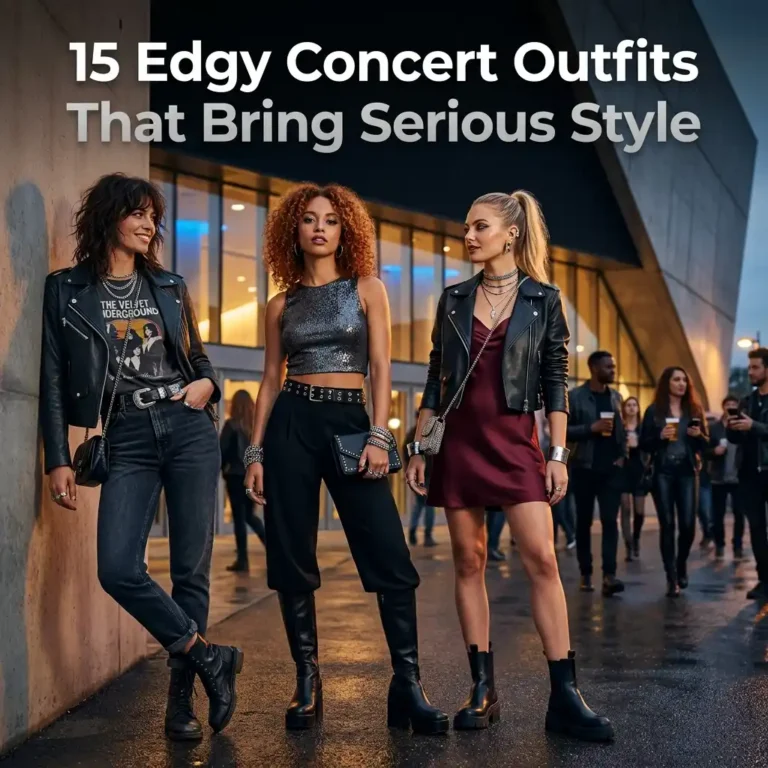 15 Edgy Concert Outfits That Bring Serious Style